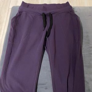 Purple Lululemon drawstring pants
